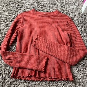 Knit Cropped Tee •